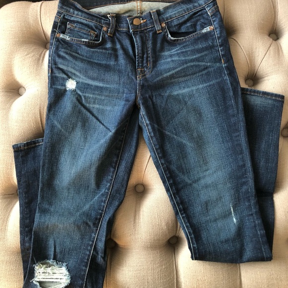 J Brand Jeans Women’s Size 27 811 Salem Distressed Skinny - Picture 3 of 7
